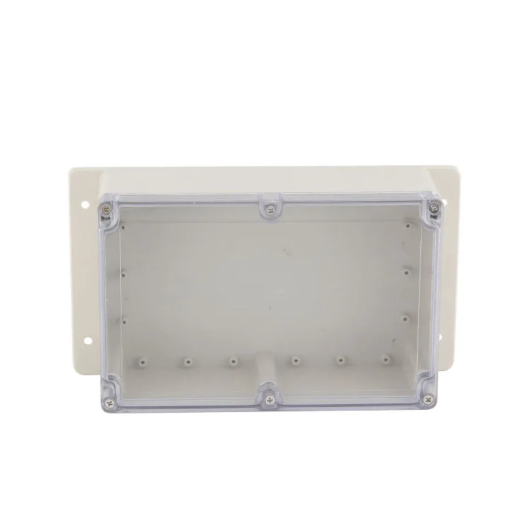IP67 ip65 ABS plastic waterproof box PCB control cable enclosure with PC transparent cover 87 x 150 x 230MM