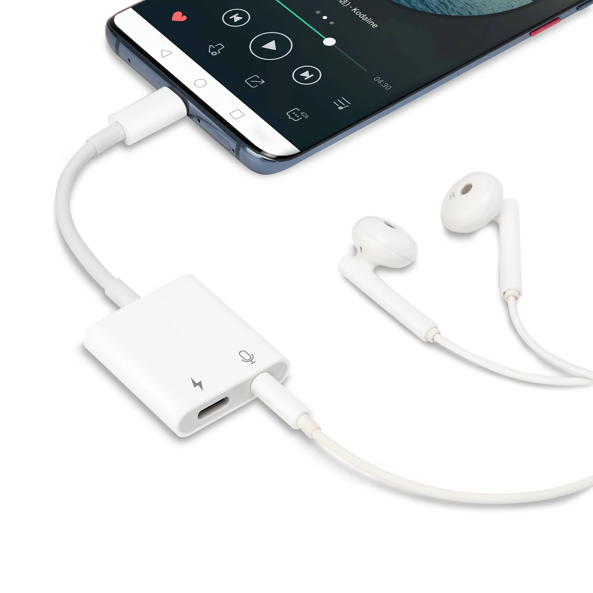  Новинка 2021 адаптер для наушников 2 в 1 с разъемом Usb Type-C на аудиоразъем 3 5 мм поддержка звонков и зарядного