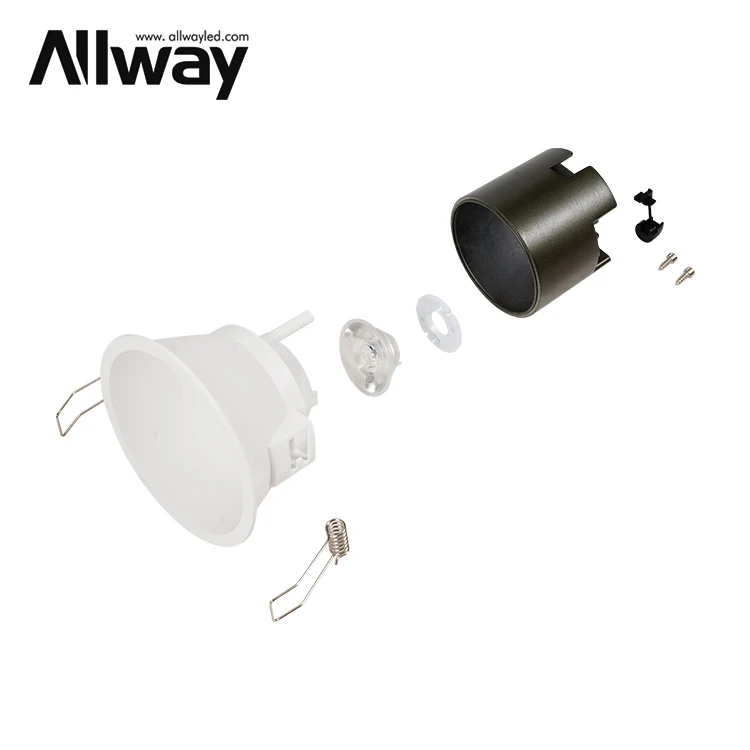 Allway Новый горячий точечный литой алюминиевый Встроенный светодиодный точечный прожектор корпус