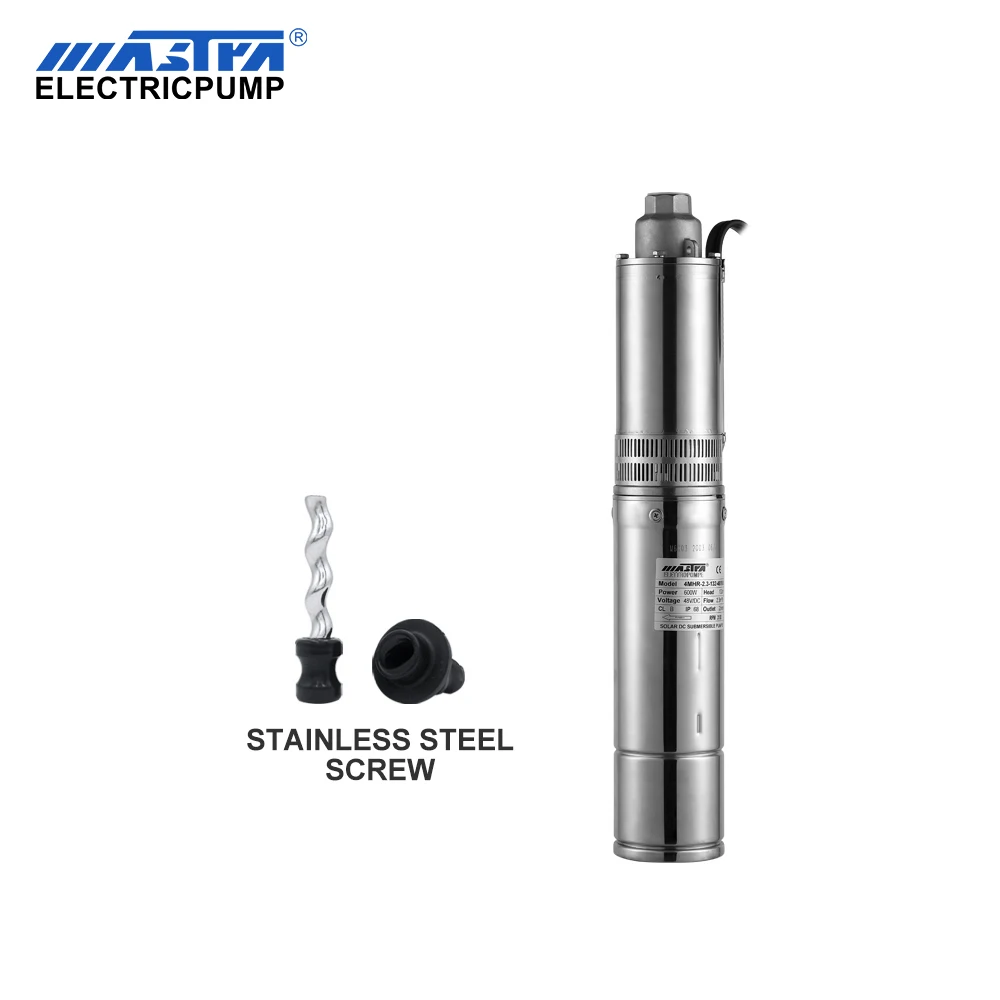 MASTRA 4 inch 400W stainless steel DC solar submersible borehole pumps system set price agriculture irrigation water