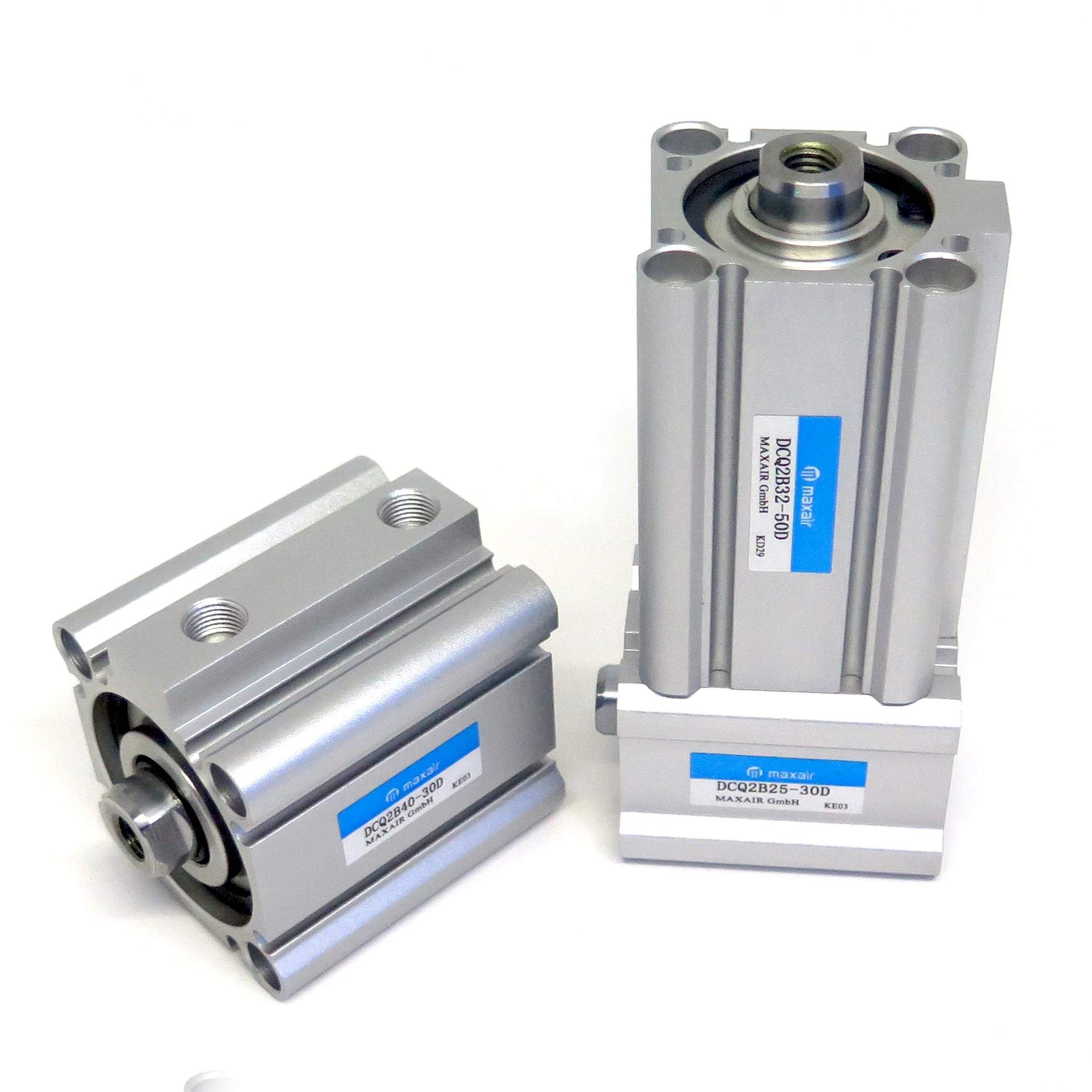 Maxair Hot Sale SMC Airtac Type Square Shape Compact CQ2/DCQ2/ACQ Air Pneumatic Cylinders