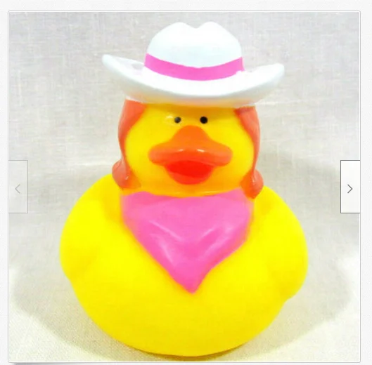 
YL359 BSCI factory Cowgirl Rubber Duck 2