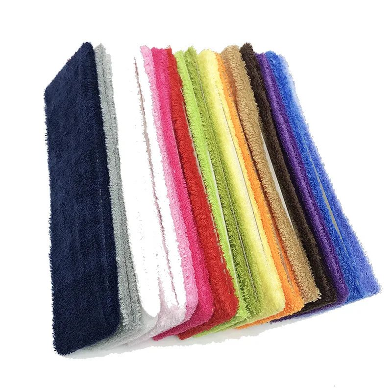 Sidiou Group Women Men Towel Cotton Sweatband  Yoga Gym Stretch Head Bands For Sport Accessories Soft Elastic For Hair Bands