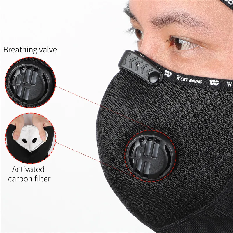  Westbiking filterwinter флис Велосипедный спорт теплые зимние уход за кожей лица спортивный велосипед Велоспорт маска от пыли для мотоцикла зимних видов спорта шляпа
