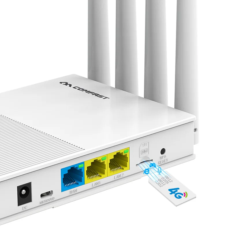 Высокоскоростной Comfast Универсальный роутер Sim-карты 4G Wifi
