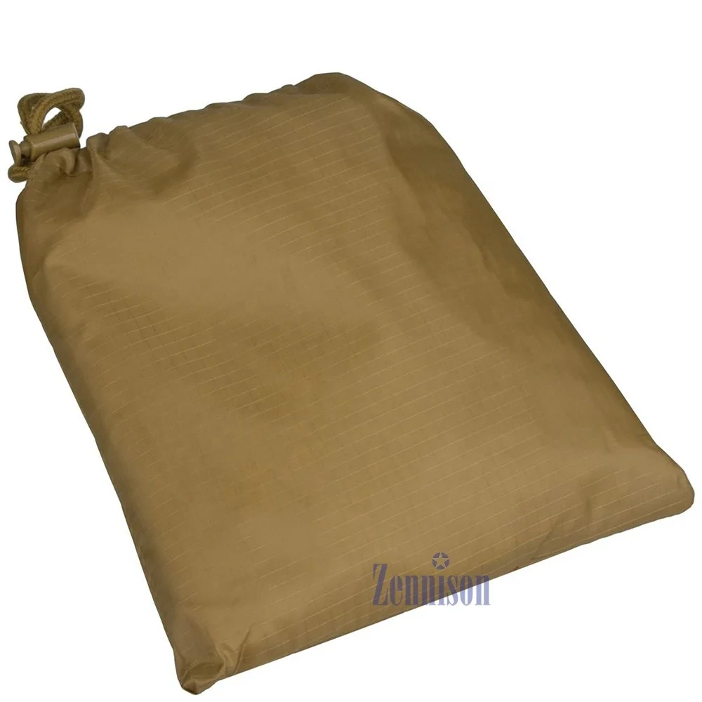 Zennison Waterproof Raincoat Ripstop Tactical Outdoor Use Rain Cover Multifunction Poncho