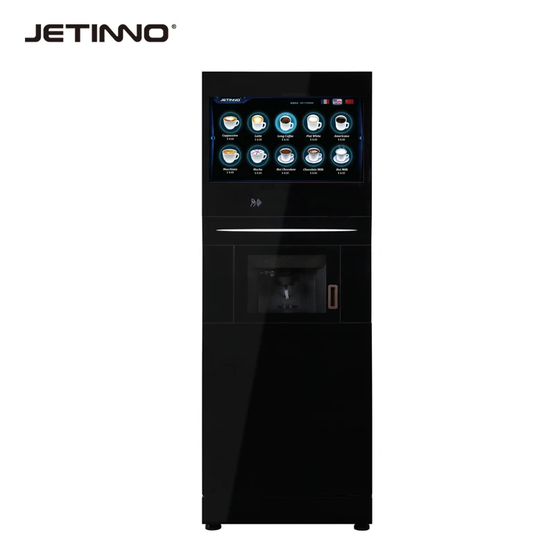 Jetinno, эспрессо, автоматический торговый автомат для кофе, горячая и холодная машина, Кофеварка, zg, торговый автомат iPilot