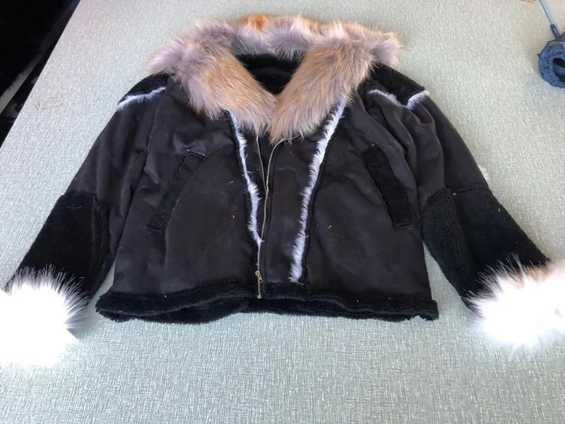 2023 Online Wholesaletor Windproof Commuting Style Winter Man Leather Fur Jacket