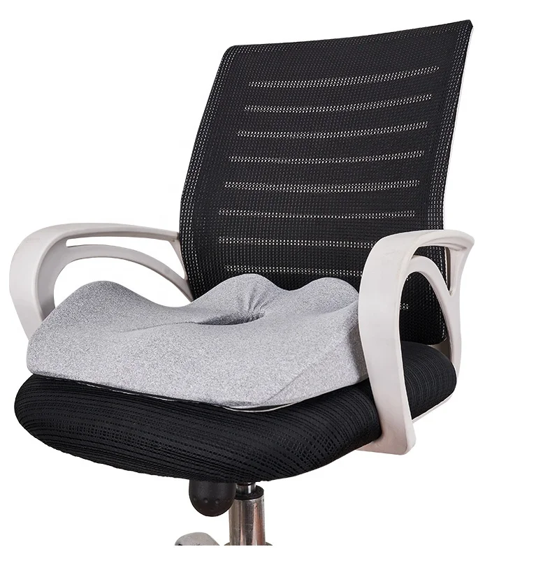 Seat cushion pressure relief and comfort memory foam seat cushion and lumbar back cushion for office chair