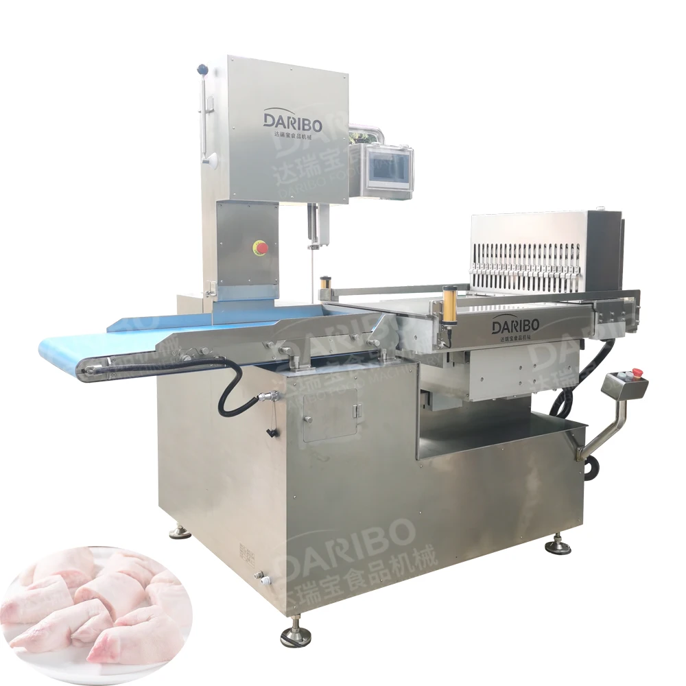 Factory Price Automatic Frozen Product Sawing Machine Sausage steak Tuna Bone Saw Equipment