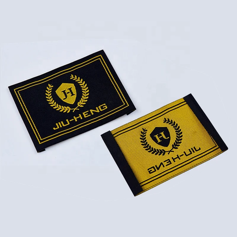Wig Factory custom-made regular personal business clothes t shirts trademark woven labels custom logo