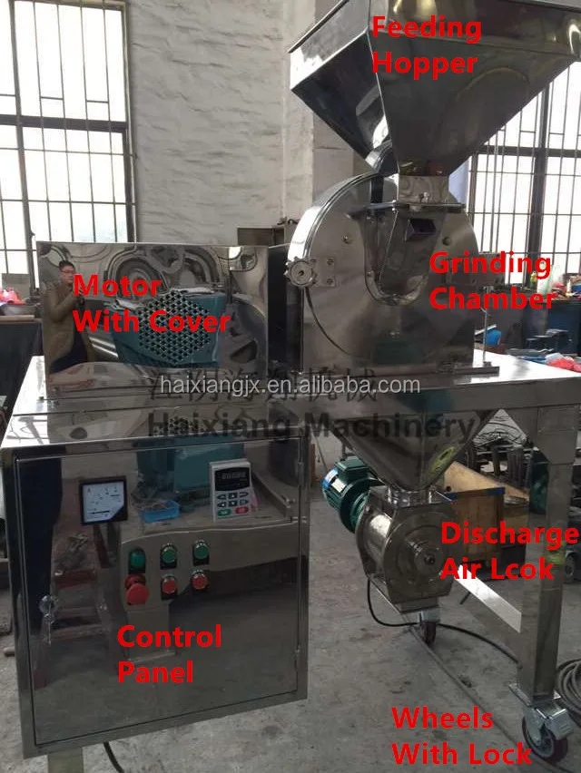  0.3mm chinese herbal grinder Lingling Machinery Milling Equipment Pulverizer Dry Powder Crushing