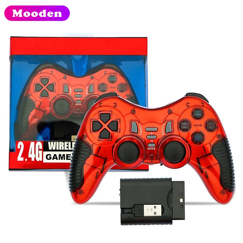 J Wireless Joystick 4 Axis Gamepad  2.4G USB Receivor Game controller For Tv Box PC windows 10/ME/2000/XP/VISTA
