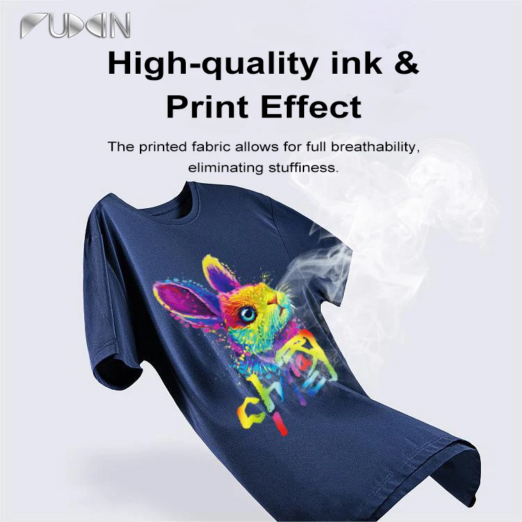 Multi Color Double Station 9 Colors DTG Printer Fully Automatic Intelligent Cleaning Printhead for T-shirt Printing Machine
