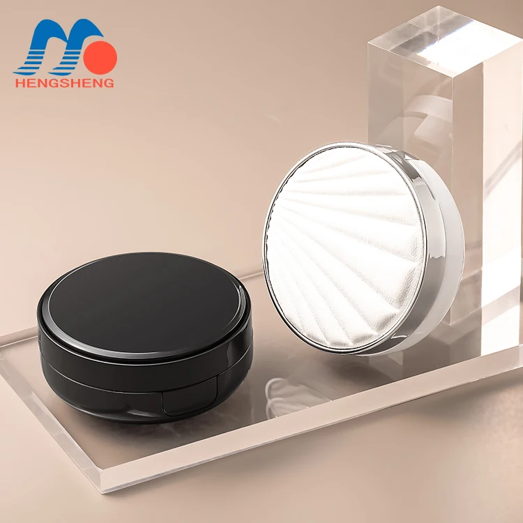 15g round grain top white makeup foundation container air cushion bb cream case empty air cushion cream case