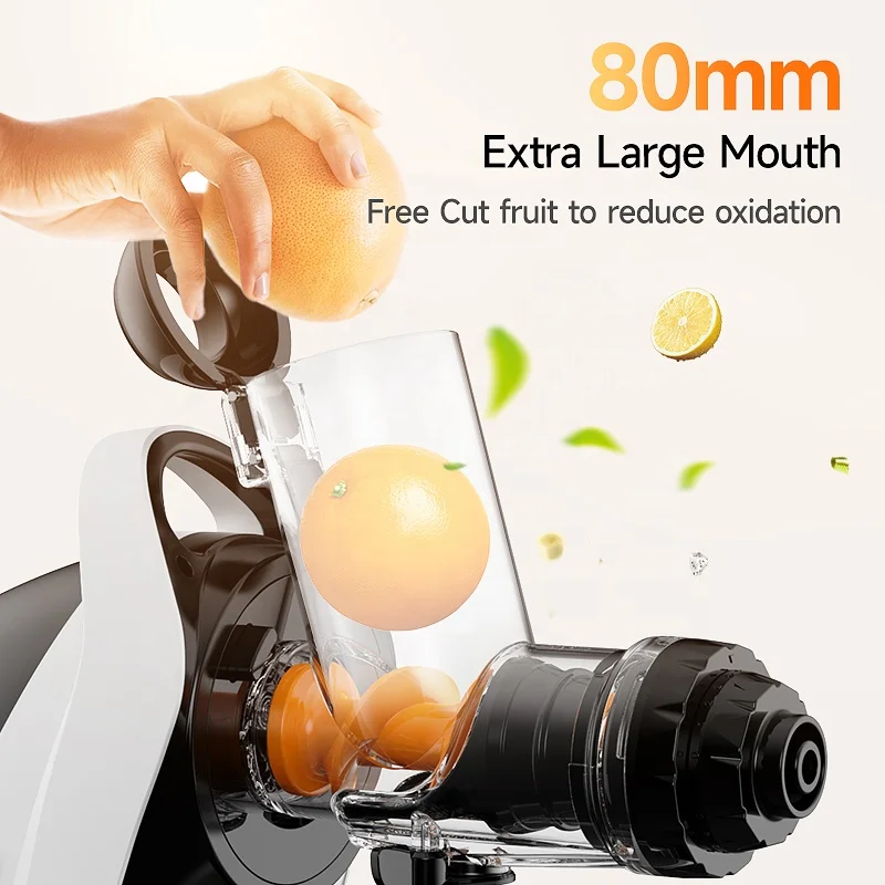 250W Cold Press Juicer Slow Juice Maker Machine Carrot and Wheatgrass Extractor