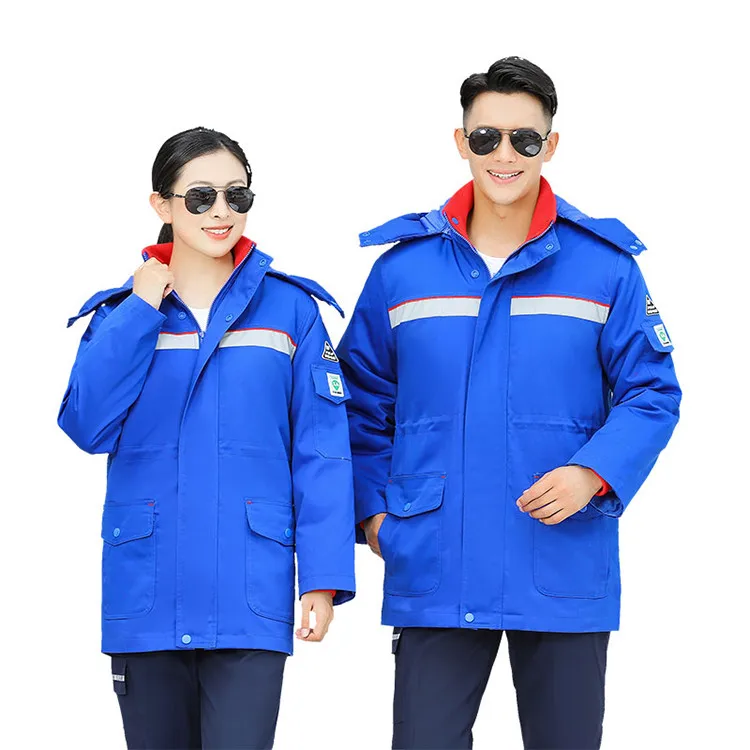 Custom Wholesale Fashion Clothes Anti-static Jacket Safety Labor Workwear Uniforms