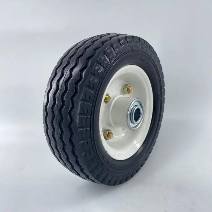 6in Sawtooth tread tire Polyurethane foam flat -free Wheels for Garden Cart/Garden Utility Wagon Cart/Wheel Barrowrrow