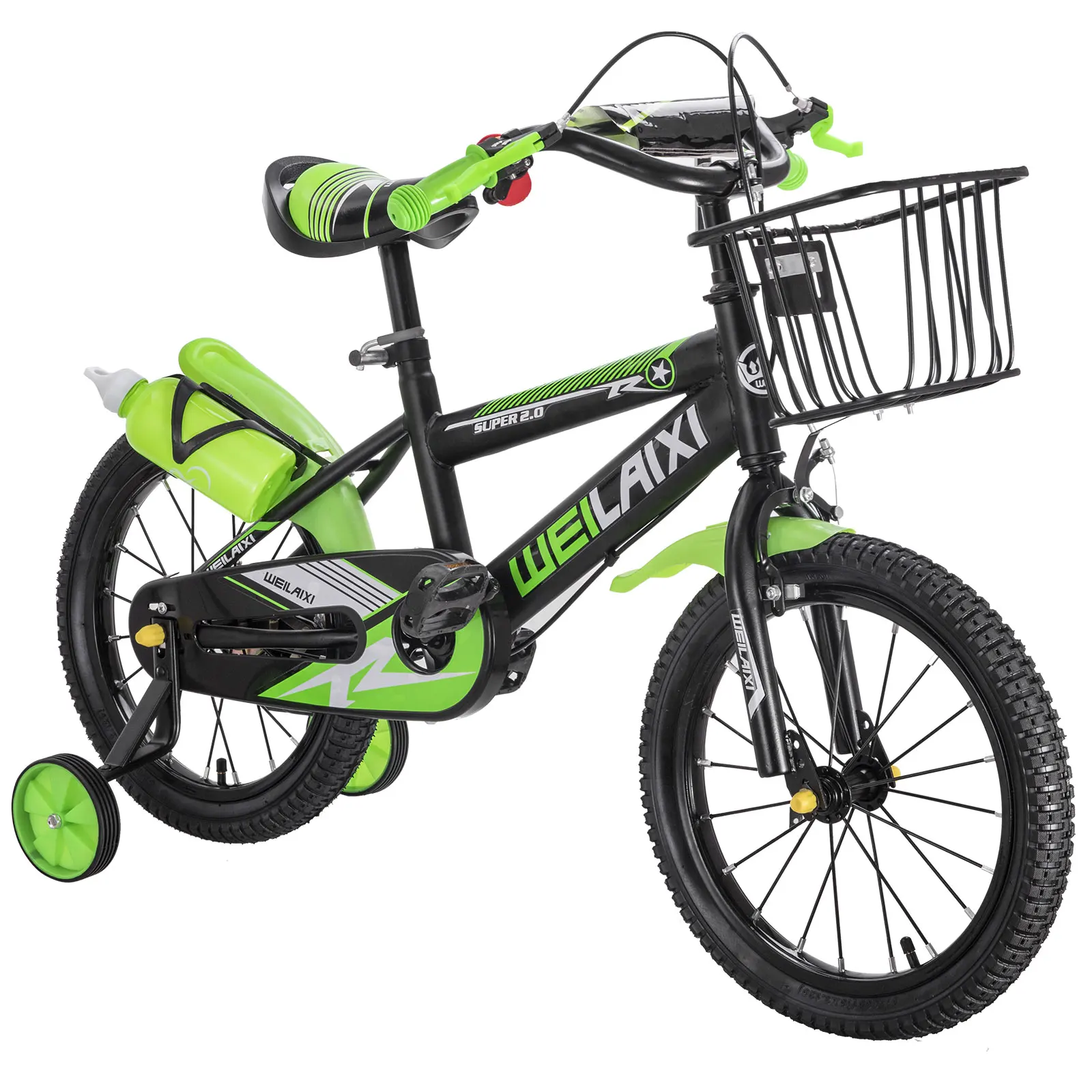 Kids Bike for 3-12 Years Toddler and Kids Boys Bicycle With Training Wheels and Hand Brake