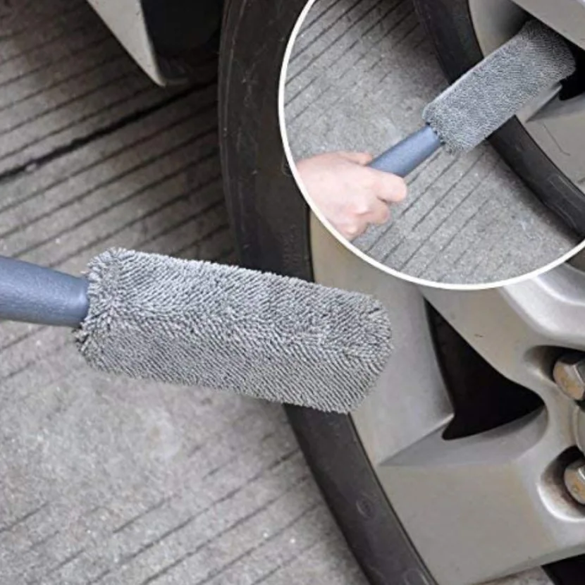 Набор перчаток для ухода за автомобилем губка полировки воском щетка ступицы колеса шин полотенце из микрофибры мытья автомобиля 12