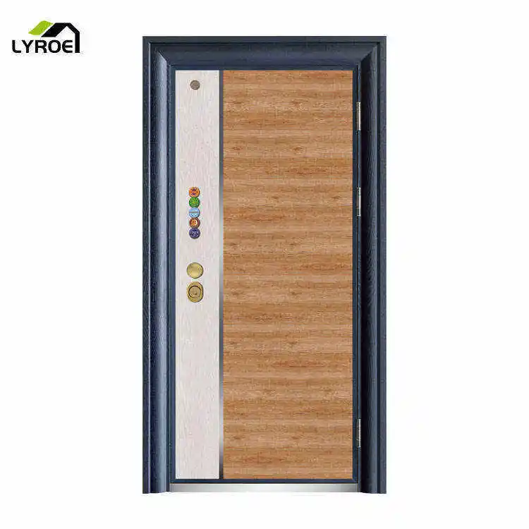 Lyroe Exterior Security Lock System Bulletproof Armored Steel Door