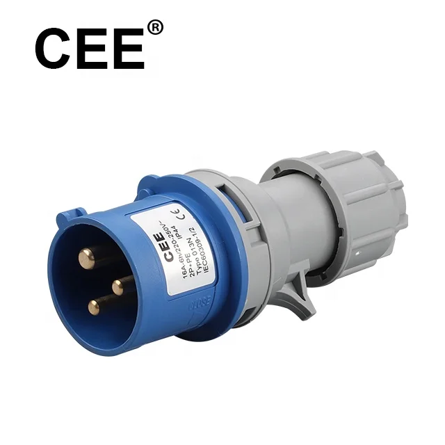 CEE 16a 3-контактный штекер и гнездо промышленный 110