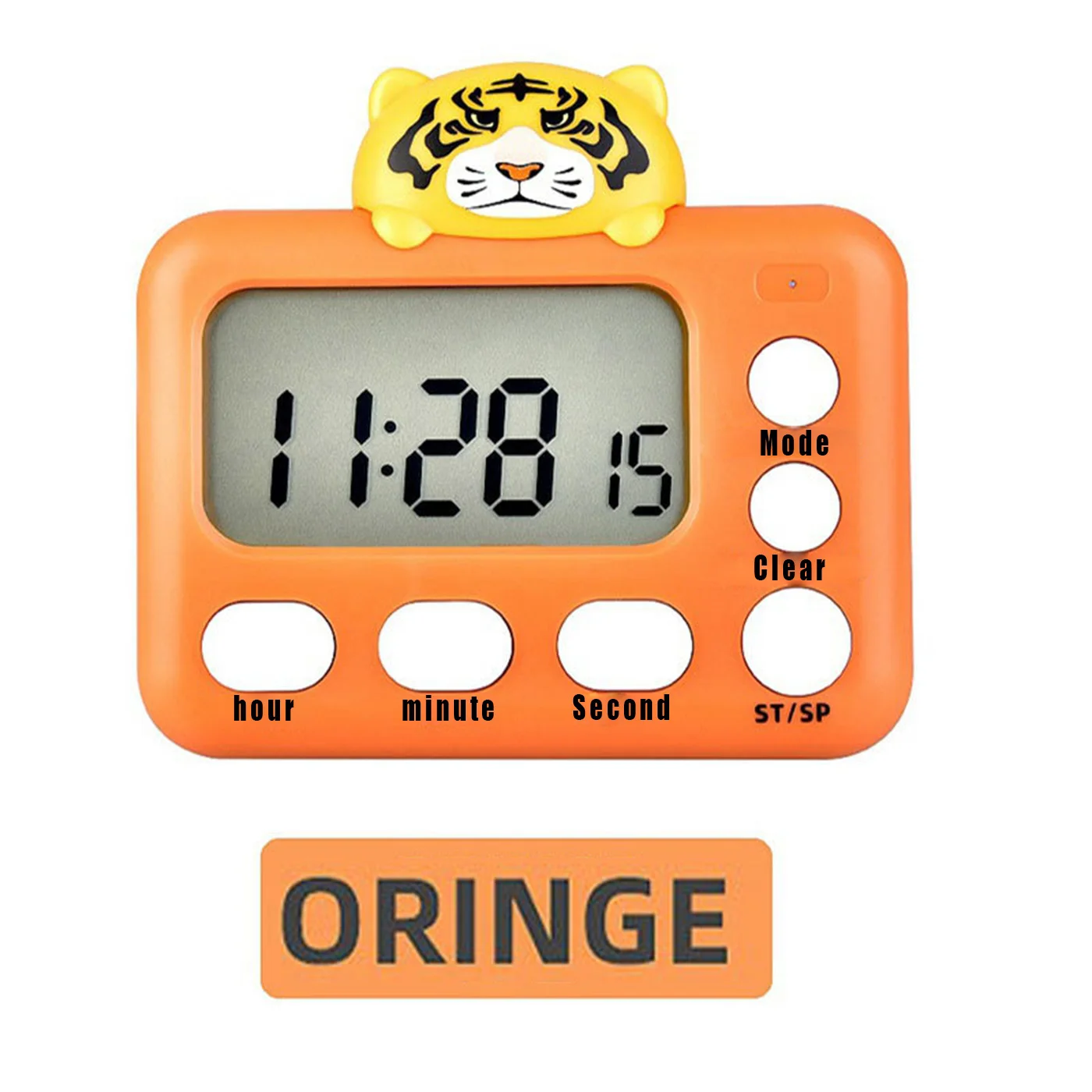 Pomodoro Cute Digital Study Timer for Kids Cooking  Kitchen Timer Magnetic Productivity Countdown Timer