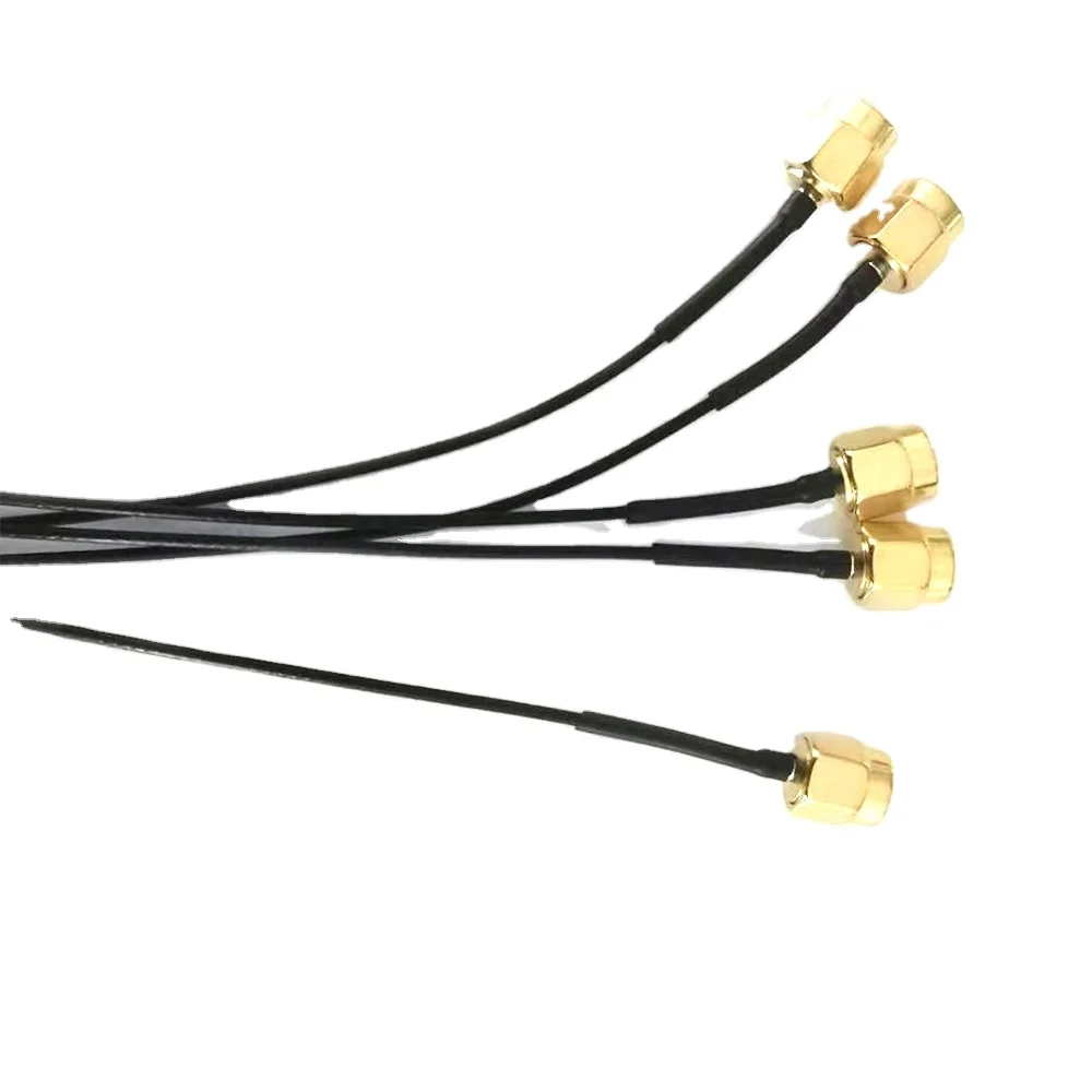 Factory Manufacture   Rf interface 1.37 Cable  UFL Or IPEX  with SMA Male Connector ufl to sma