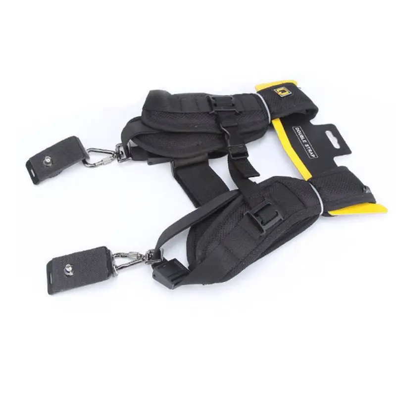 High Quality Double Dual Shoulder Camera Neck Strap Quick Rapid Sling Camera Belt for Digital SLR DSLR Canon Nikon Camera Belt