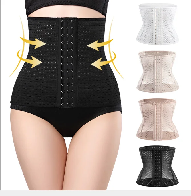 Europe And America Breathable Plus Size Belt Top Waist Hollow Out Trainer Corset For Fat Women And Men
