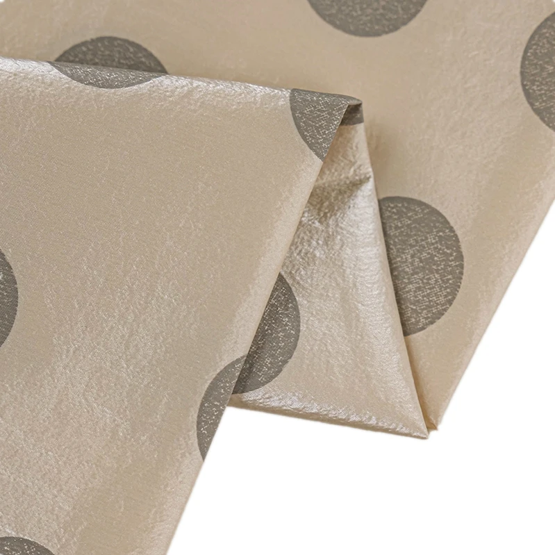 Outdoor dot printed jacket fabric waterproof 100% Nylon taffeta fabric windproof