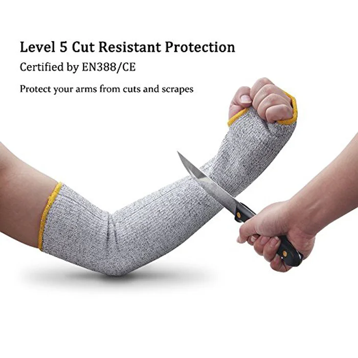 Wholesale Arm Sleeves Woodening Workers Anti Cut Arm Protection Cut Resistant Sleeve