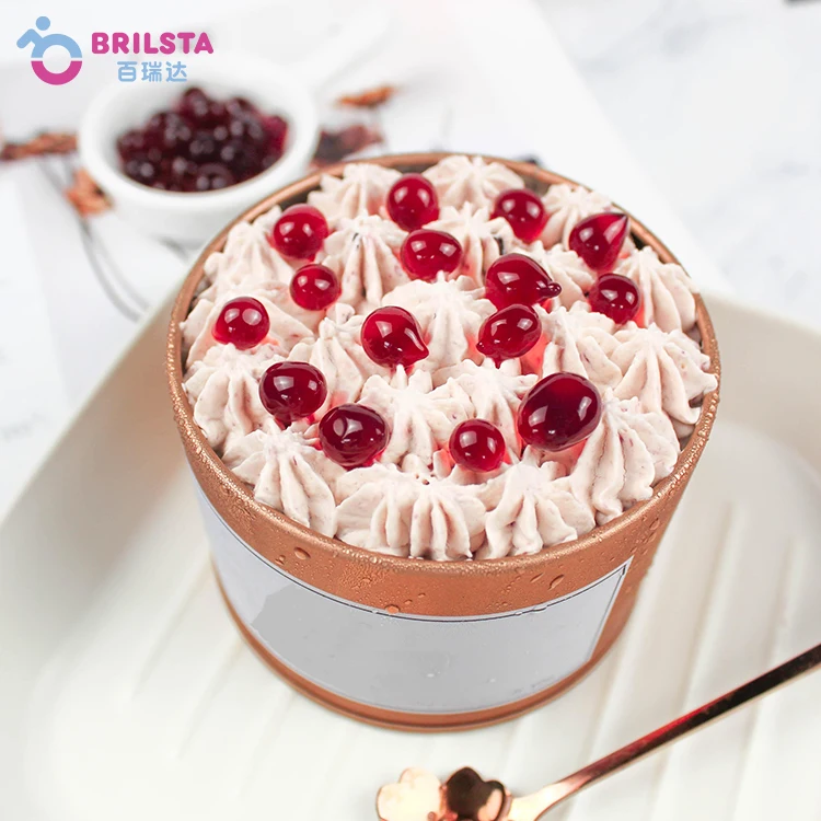 Brilsta Fruit Food Crystal Ball Pearl Milk Tea Shop Special Raw Material Brown Sugar Popping Boba