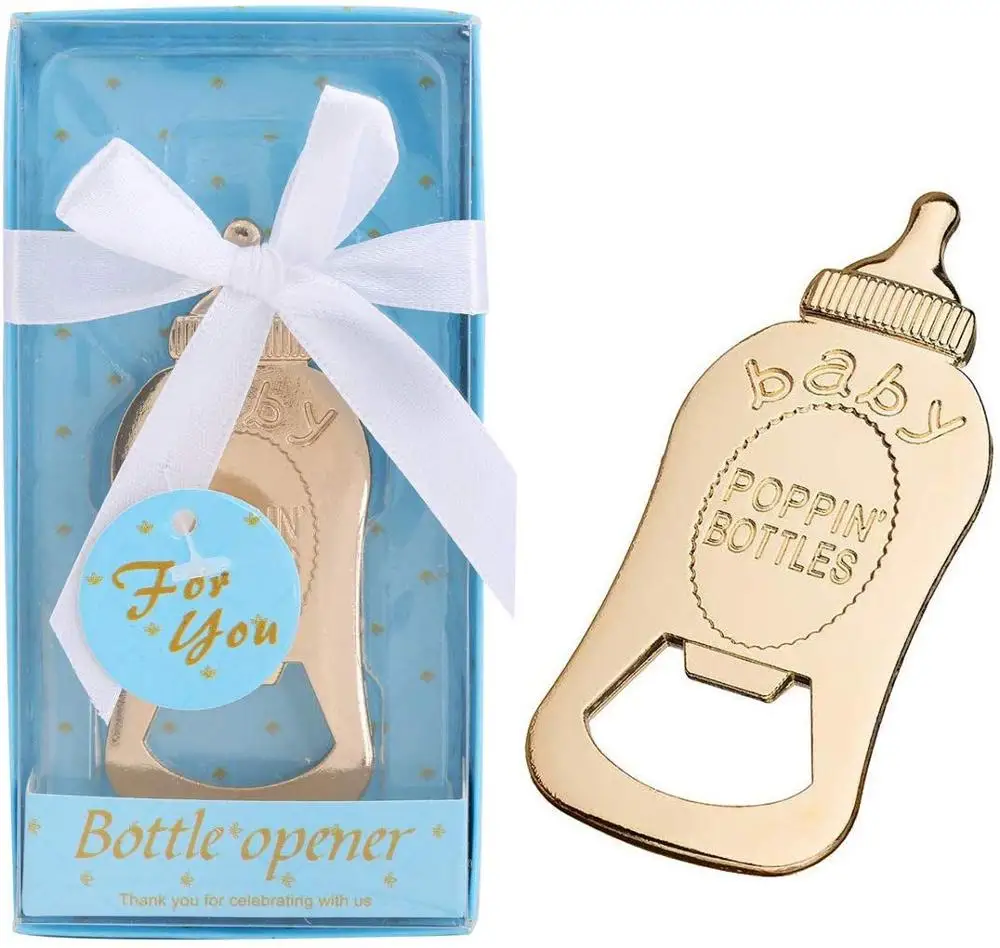 
Baby POPPIN BOTTLES Bottle Opener Baby Shower Party Supplies Decoration Return Gift for Guest 