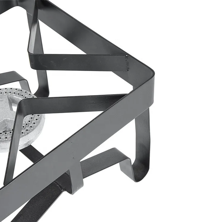 
Outdoor Camp Stove High Pressure Propane Gas Cooker Portable Cast Iron Patio Cooking Burner 
