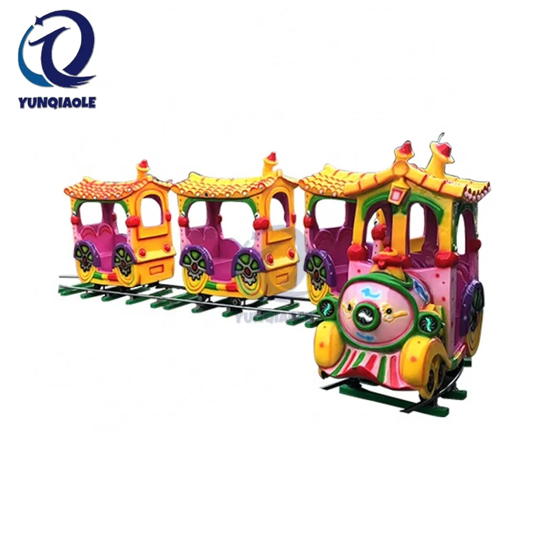 Factory Wholesale Amusement Rides Coin Operated Mini Track Train Royal Theme Kiddie Rides Arcade