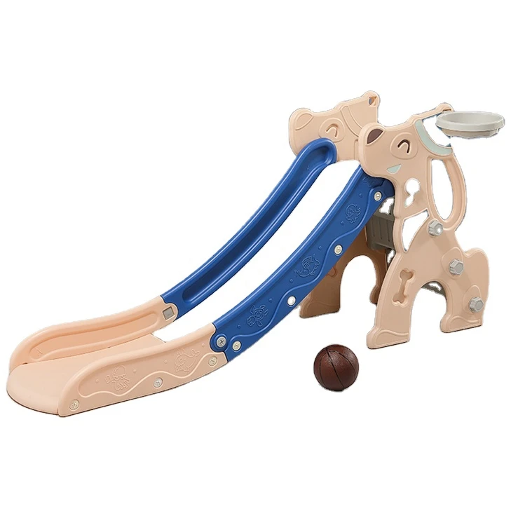 Оптовая продажа на заказ детский пластиковый игровой домик горка для детского сада