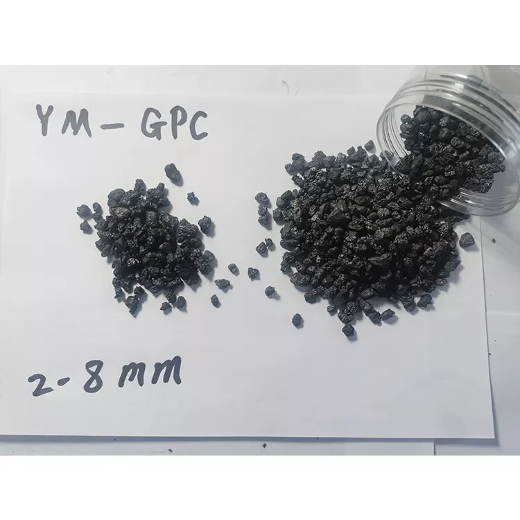 GPC Graphite Petroleum Coke Carbon Additive / Carbon Raiser For Steel Making