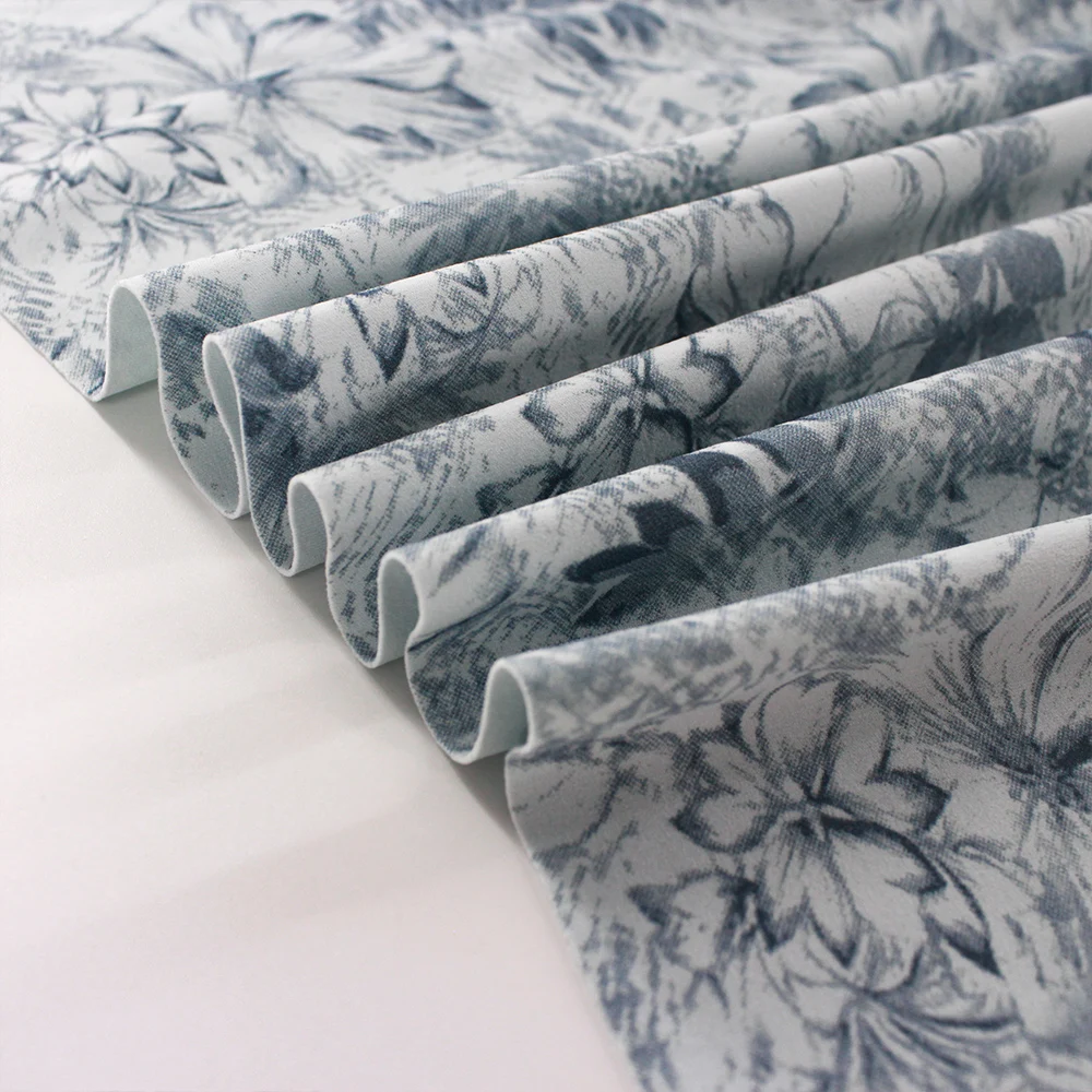 Wingtex Polyamide Elastane Fabric Tie Dye Effect Dty Printed Spandex 4 Way Strech Fabric for Dance