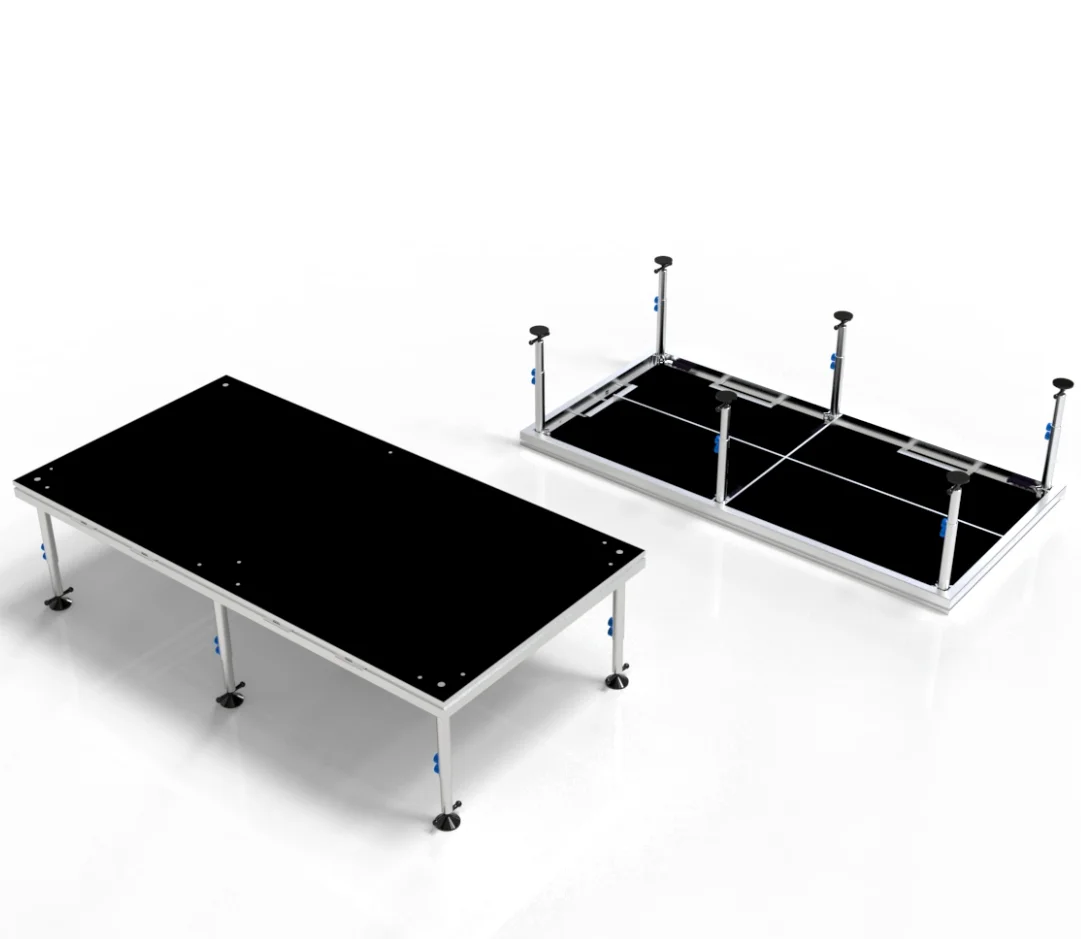 Aluminum Portable Platforms Cinow Colour Flooring For Stages Outdoor Concert Stage