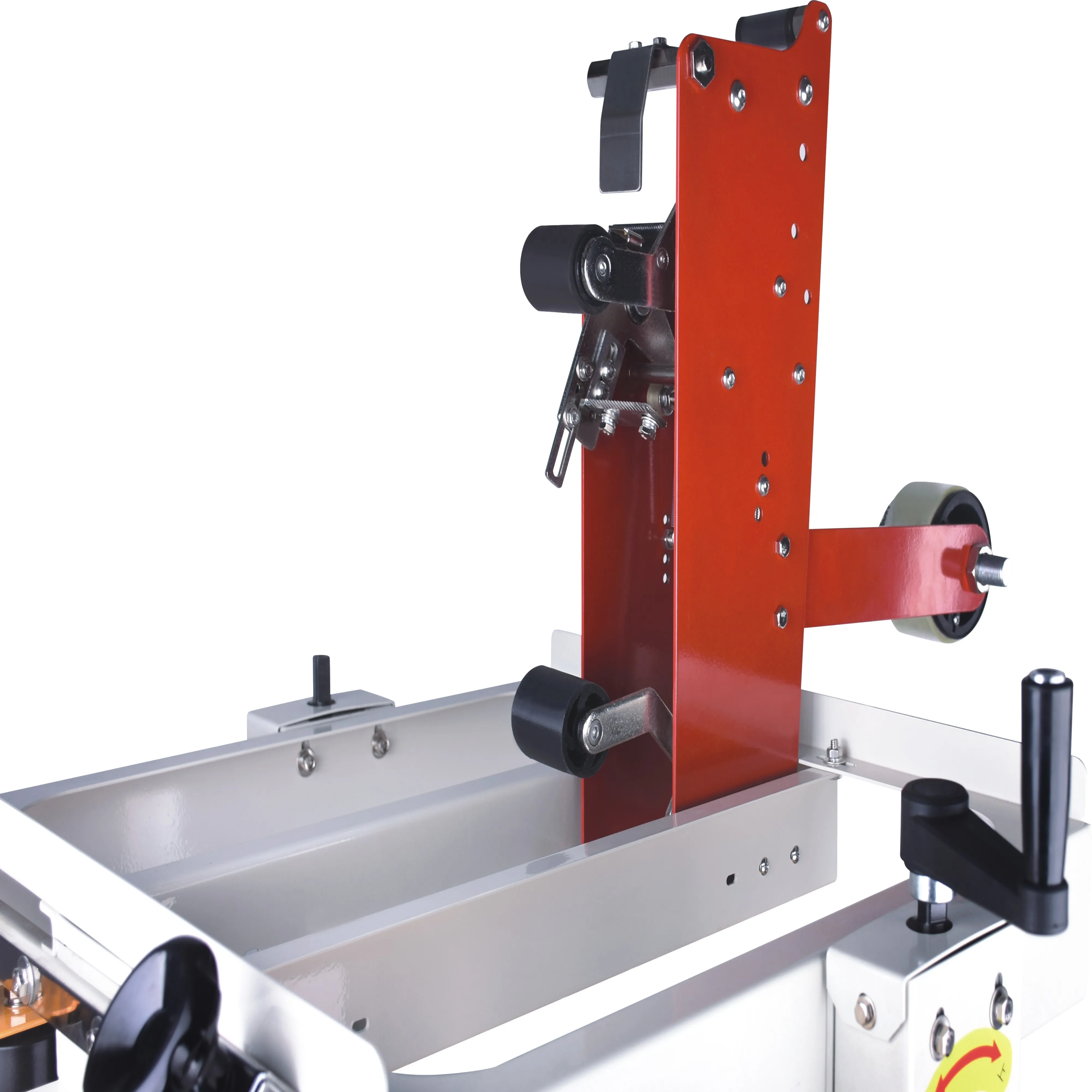 Semi Automatic Top And Bottom Drive Belt Adhesive Tape Sealer Case Box Carton Sealing Machine