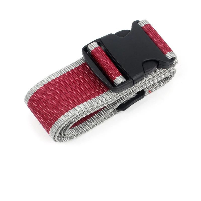 Wholesale Bulk Printed Polyester Luggage Lanyard Adjustable Travel Luggage Belt Custom Logo Personalized Nylon Luggage Strap