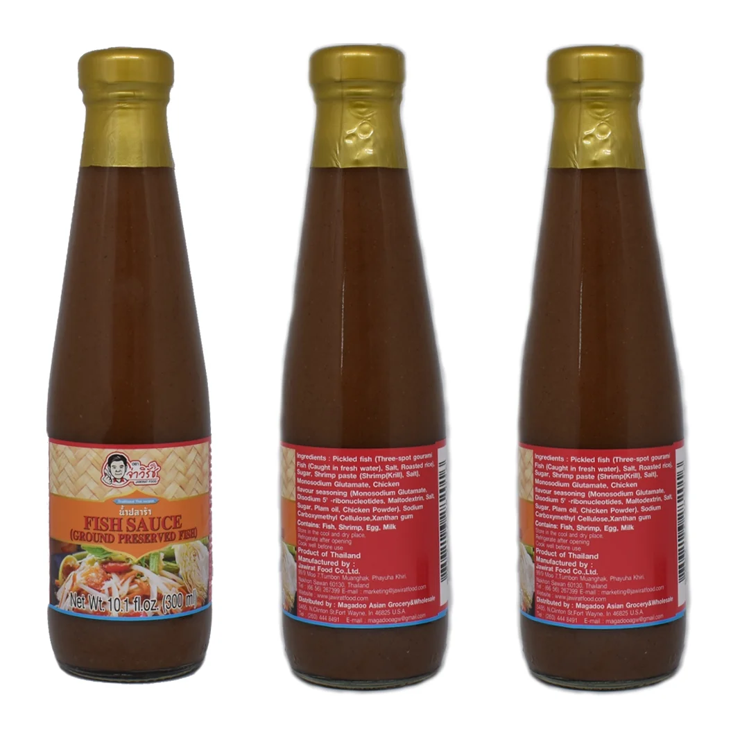 JawiratFood Traditional Thai Recipes Fish Sauce  the Premium Product of from Thailand