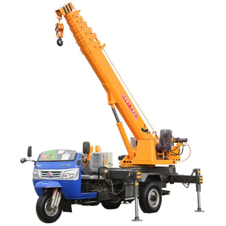 Chinese brand 3T tricycle crane straight arm crane for sale