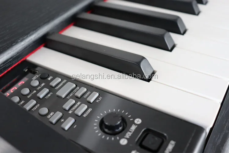 Gelaus DP-600 электронный черный молоток action digital piano