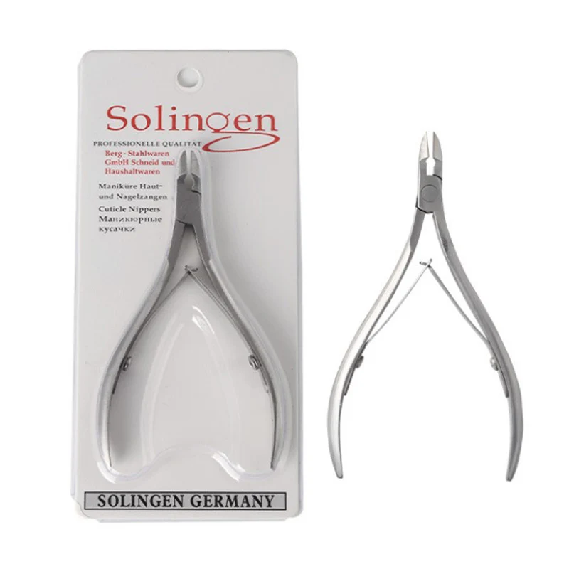 Cheap price wholesale D501 D503 white paper card pedicure manicure cuticle nail nipper sharpening