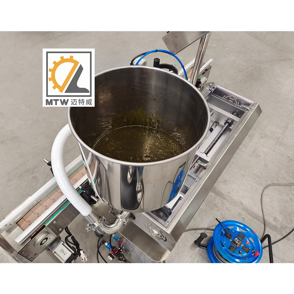 MTW one nozzle automatic single head chili sauce filling machine