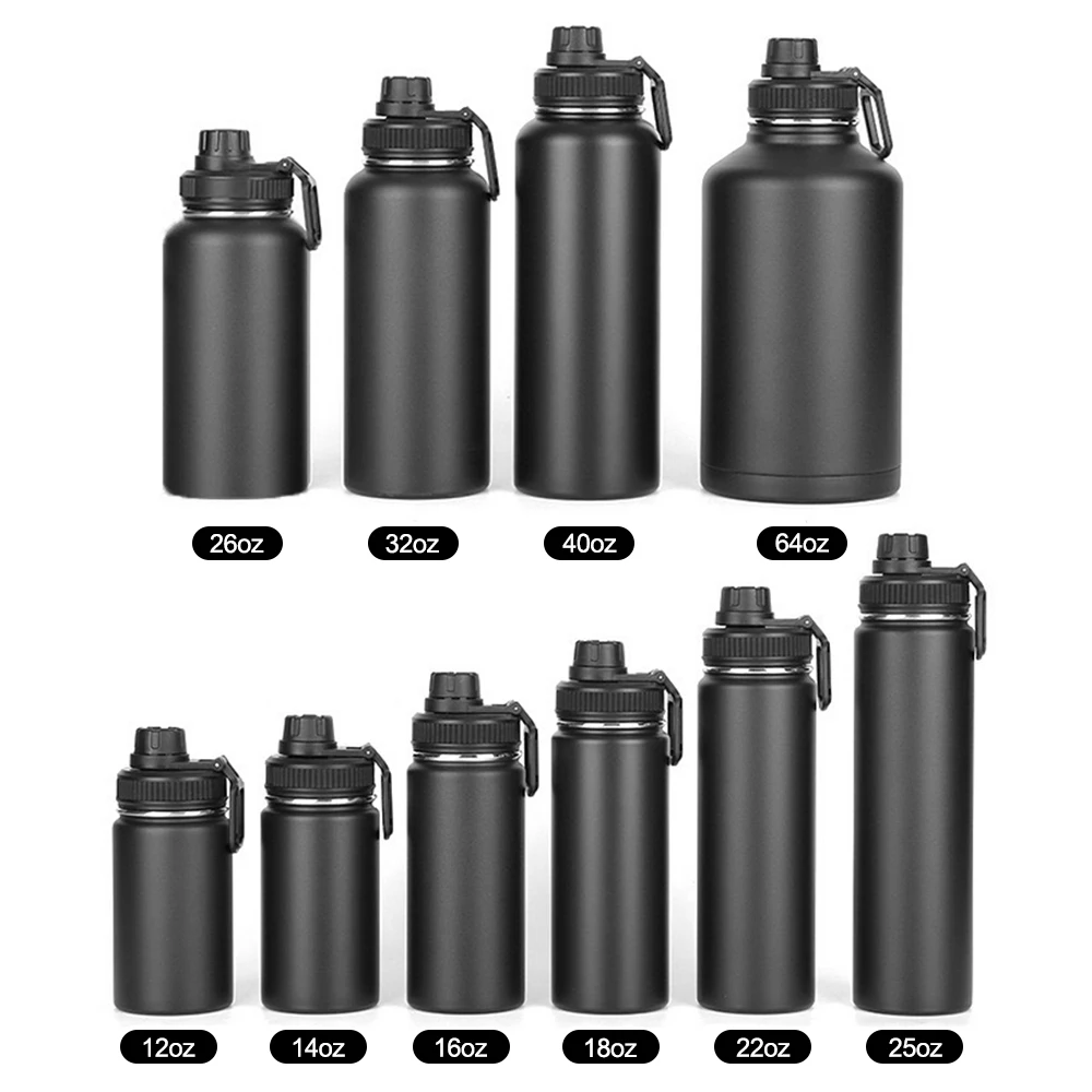 Portable 32oz 64oz Water Jug Insulated Stainless Steel Water Bottle Vacuum Flask Drink Sport GYM Water Bottle