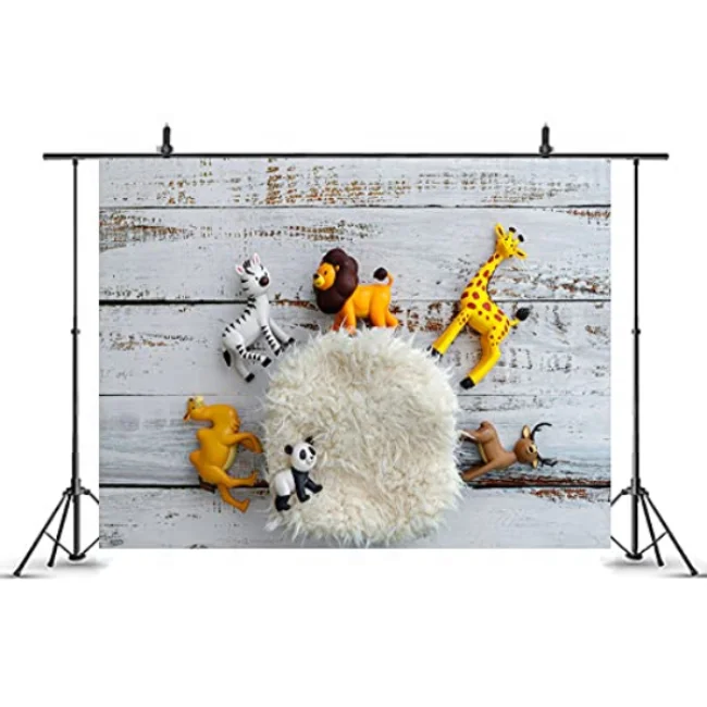 Baby Shower 1st Birthday Party Banner Boy Girl Infant Portrait Photography Backdrop Birthday Party Decoration Custom Background