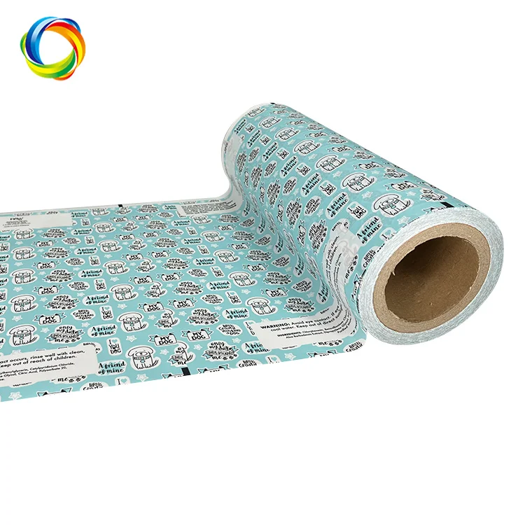 New Best Price Printed PET PE Laminated Animals Dog Cat Pet Wet Wipes Plastic Packaging Film In Roll